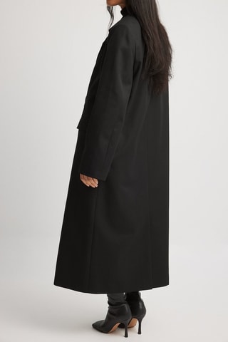 Gabardina regular fit - Negro