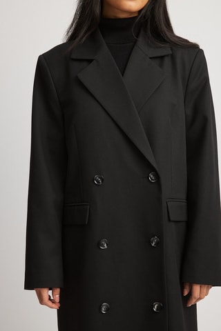 Gabardina regular fit - Negro