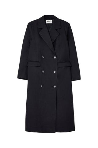 Gabardina regular fit - Negro