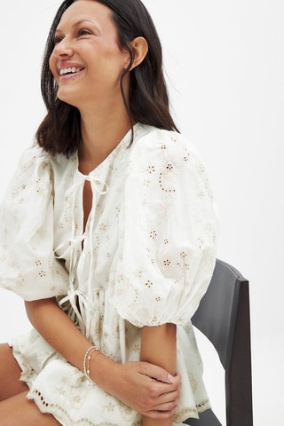 Camisa relaxed fit - Blanco