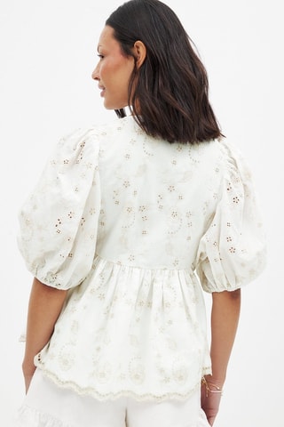 Camisa relaxed fit - Blanco