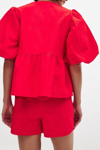 Short taille haute - Rouge