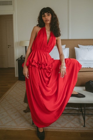 Jupe longue - Rouge