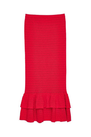 Jupe longue - Rouge