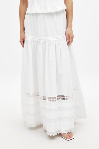 Jupe longue - Blanc