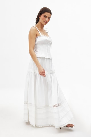 Jupe longue - Blanc