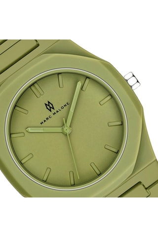 Reloj de cuarzo de policarbonato - Verde oliva