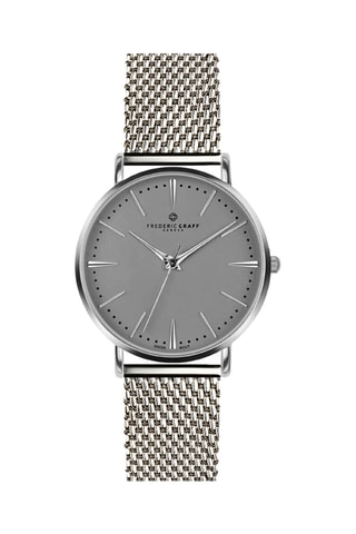 Reloj de cuarzo de acero - Plateado y gris - Frederic Graff