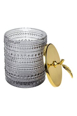 Tarro para joyas Athens - Gris y dorado - Somm