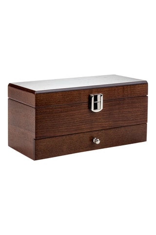 Estuche para joyas y relojes de madera - Marrón - Somm