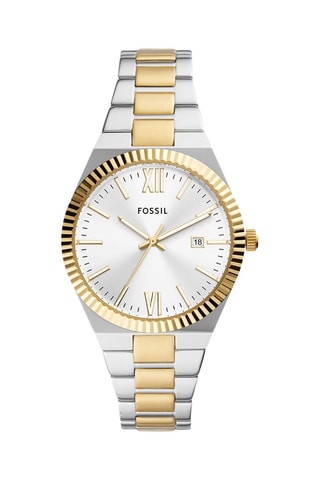 Montre à quartz en acier - Argenté et doré
