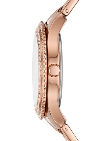 Montre en acier - Doré rose