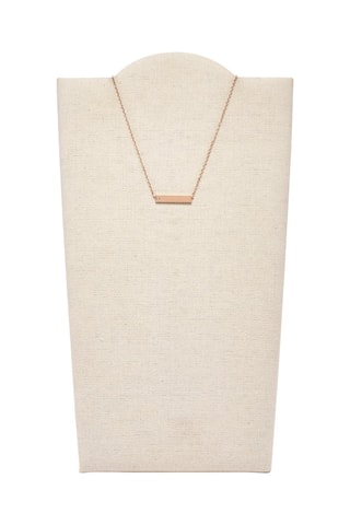 Collier - Doré rose et blanc