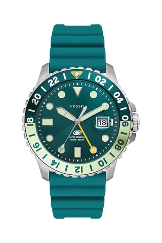 Montre à quartz en silicone - Turquoise et vert clair