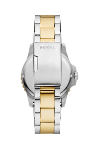 Montre à quartz en acier - Argenté et doré