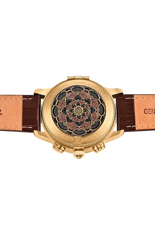 Orologio automatico in pelle Apostle -  Marrone e dorato
