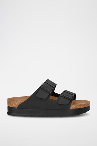 Mules com plataforma Arizona - Preto