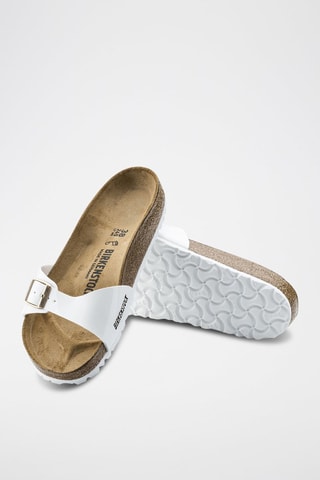 Mules Madrid Branco - Normal - Branco e dourado