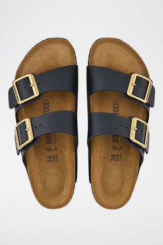 Mules Sydney Cushion Buckle - Preto