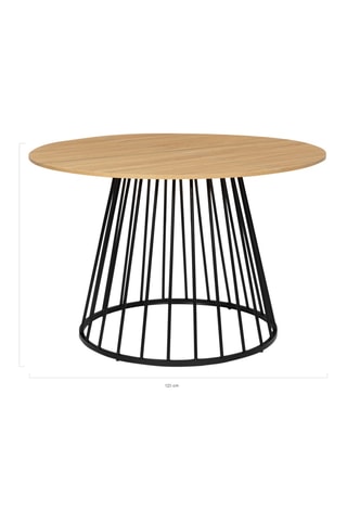Table à manger Adelle - 120 x 75 x 120 cm