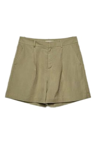 Short Hoge Taille - Kaki