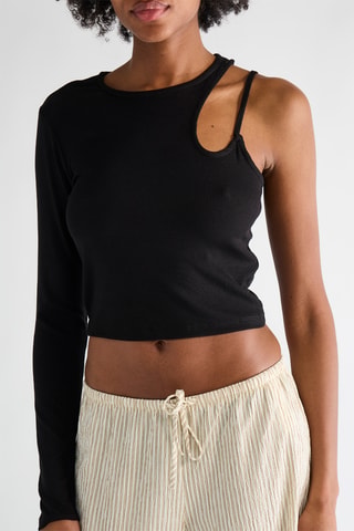 Asymmetrische Top - Zwart