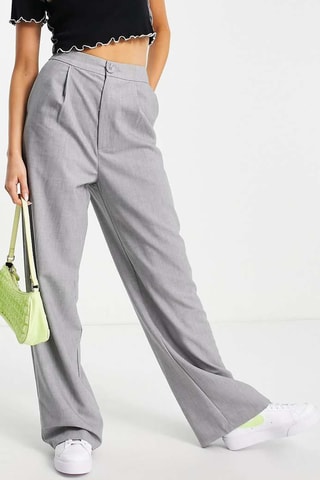 Broek Hoge Taille - Lichtgrijs