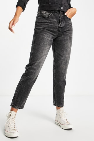 Jeans Hoge Taille - Zwart
