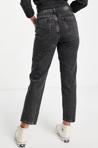 Jeans Hoge Taille - Zwart