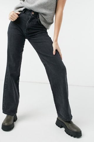 Jeans Hoge Taille - Zwart