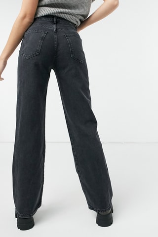 Jeans Hoge Taille - Zwart