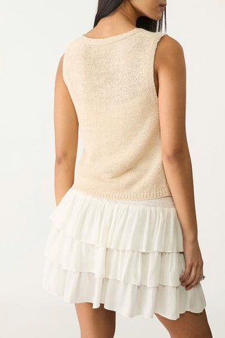 Mouwloos Vest - Beige