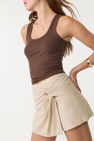 Linnen Broekrok - Beige