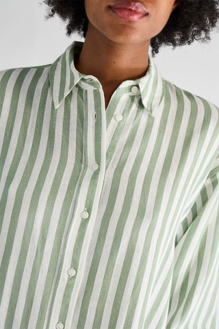 Blouse - Groen en Wit