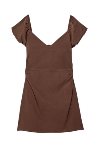 Trapeziumjurk - Bruin