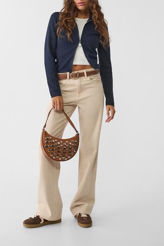 Trendy Handtas - Bruin