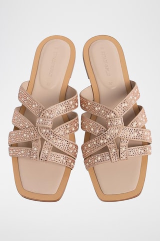 Leren Muiltjes - Beige