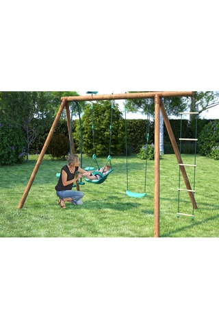 Portique en bois Suzon - Dès 3 ans