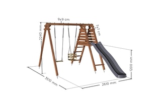 Station en bois Prune 
Dès 3 ans