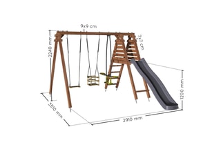 Station en bois Trèfle 
Dès 3 ans
