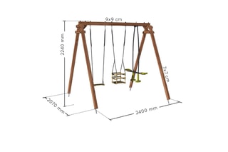 Portique en bois Pierre Dès 3 ans