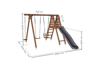 Station en bois Fleur 
Dès 3 ans