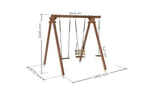 Portique en bois Ulysse Dès 6 mois