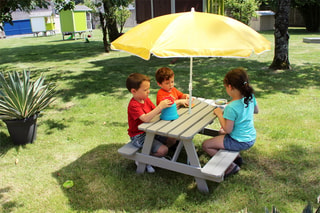Table de pique-nique - Dès 18 mois - 90 x 91,5 x 50 cm