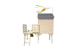 Cabane sur pilotis en bois Joséphine - Dès 3 ans - 316 x 246 x 296 cm