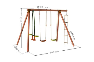 Portique en bois Gabin Dès 3 ans