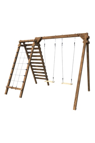Aire de jeux en bois Tristan - De 3 à 12 ans