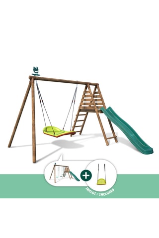 Station de jeux extérieure en bois Violette - De 3 à 12 ans