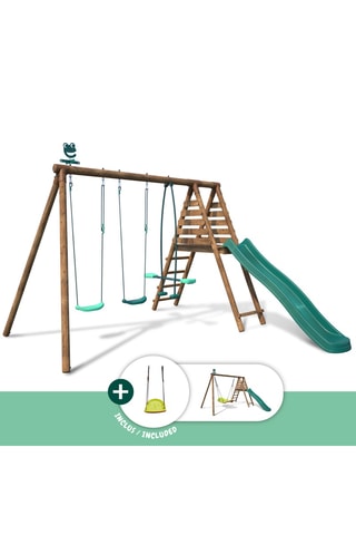 Station de jeux extérieure en bois Violette - De 3 à 12 ans