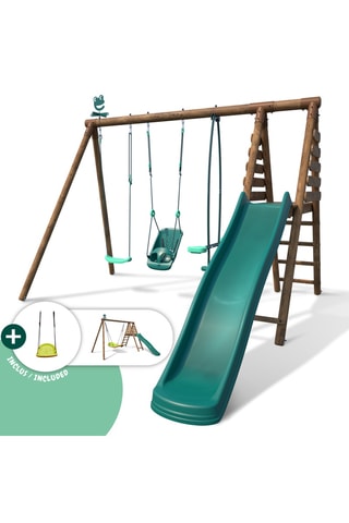 Station de jeux en bois Tulipe - De 3 à 12 ans